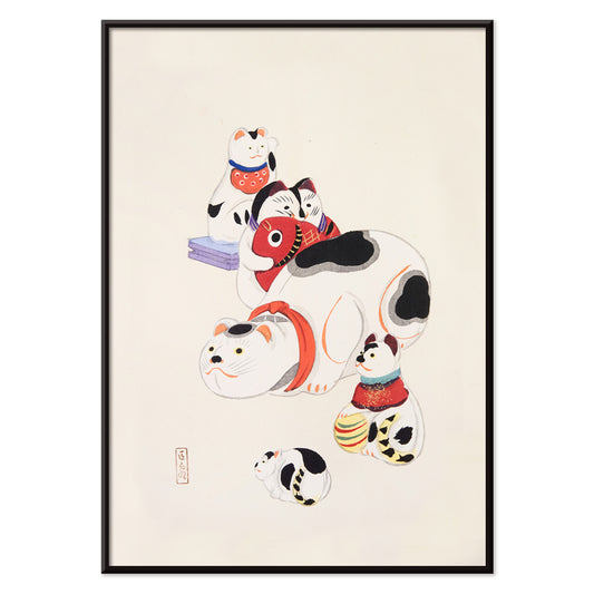 , with black aluminium frame on white background