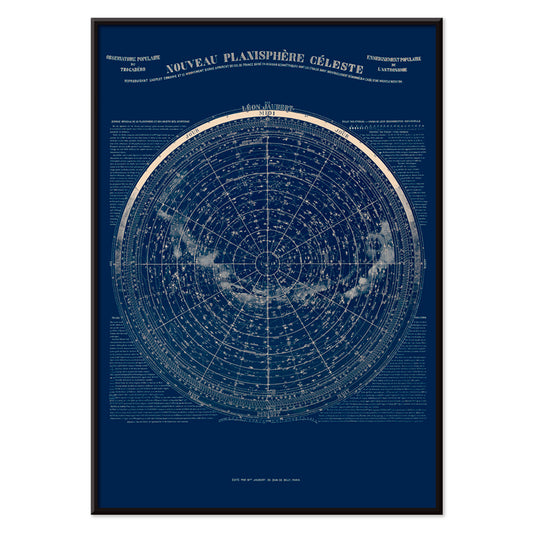 , with black aluminium frame on white background