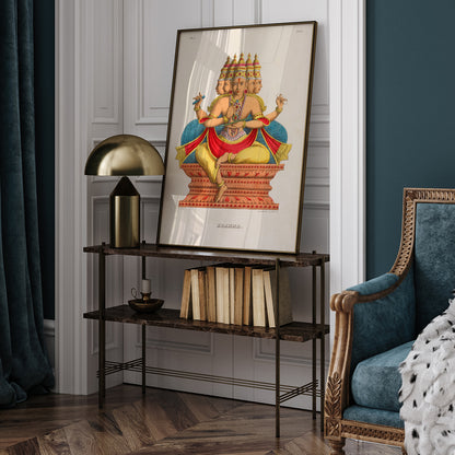 , framed and displayed in home decor