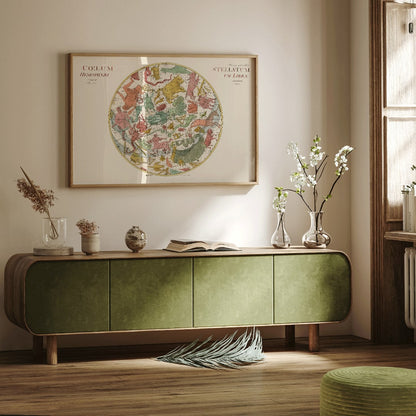 , framed and displayed in home decor