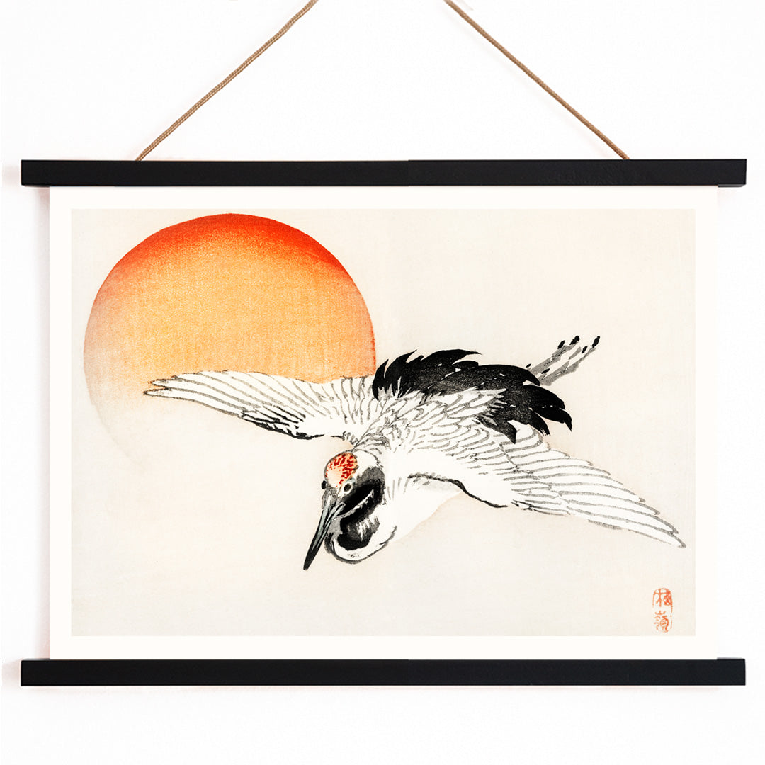 , with wooden magnetic frame on white background