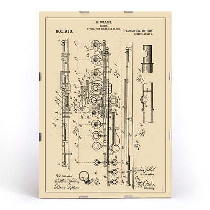 , framed and displayed in modern living room decor