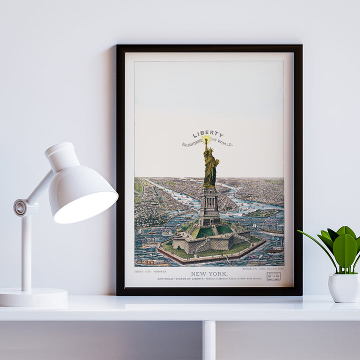 , framed and displayed in home decor