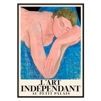 , with black aluminium frame on white background