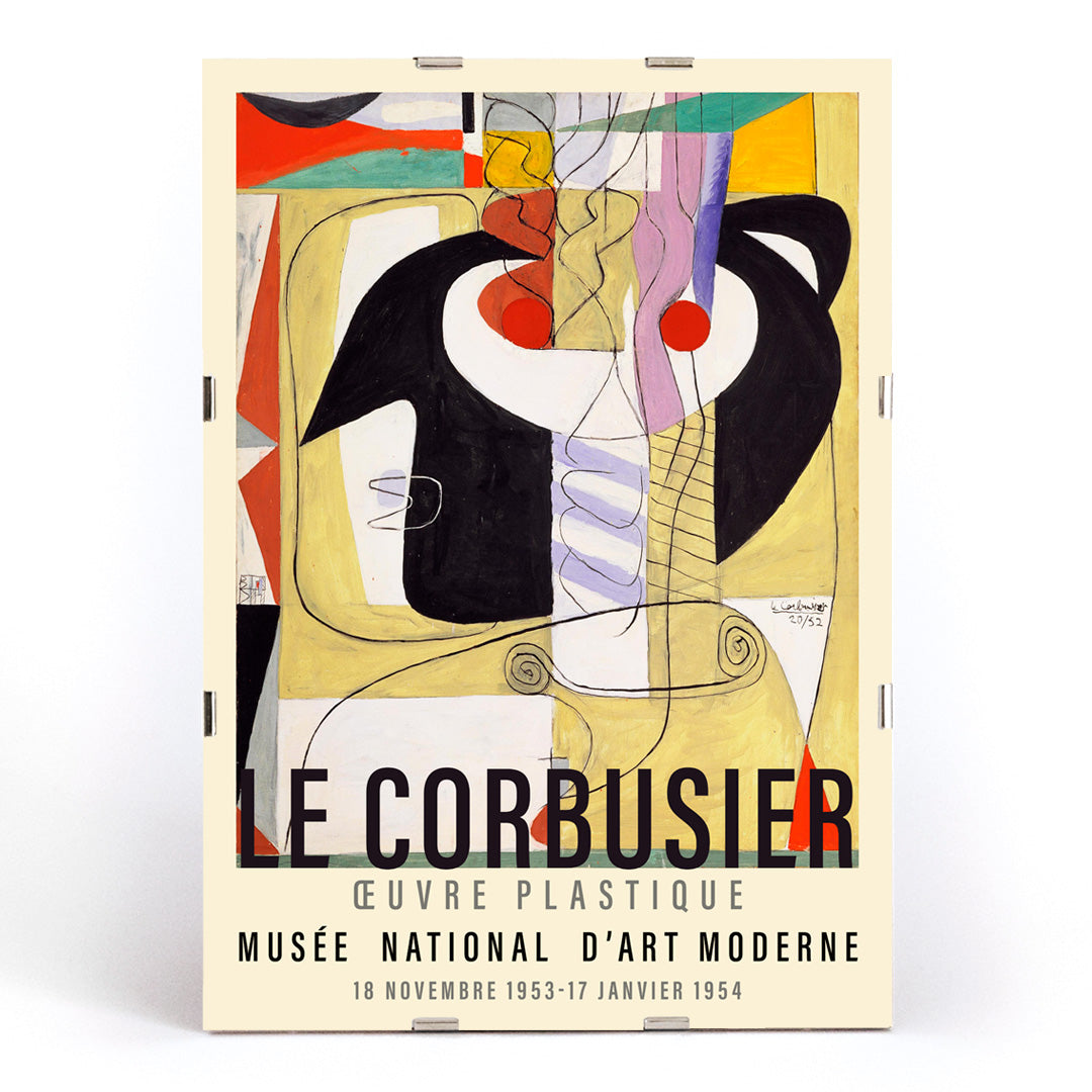 , framed and displayed in modern living room decor