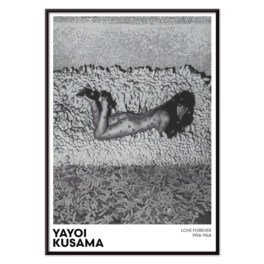 , with black aluminium frame on white background